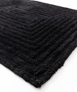 Badematte - Stille Schwarz - close up