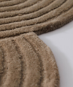 Organisches Design Teppich - Balans Beige - close up, thumbnail Organisches Design Teppich - Balans Beige - close up, thumbnail