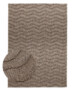 Outdoor Teppich - Dunor Ripple Braun - overzicht, thumbnail