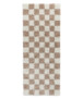 Schachbrett Läufer - Check Elfenbein/Beige - overzicht, thumbnail