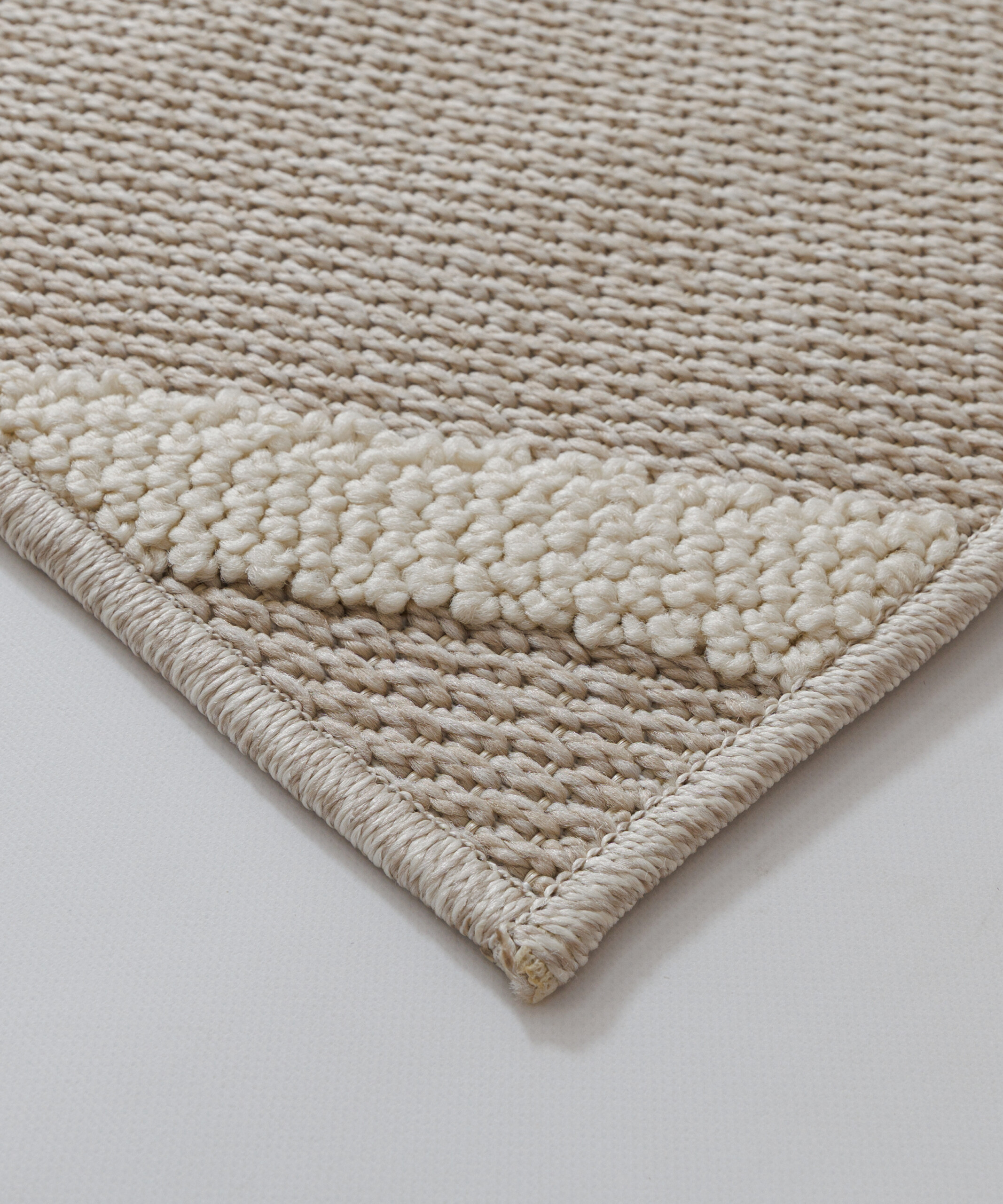 Outdoor Teppich Jute - Dunor Nova Natürlich/Weiß - close up Outdoor Teppich Jute - Dunor Nova Natürlich/Weiß - close up