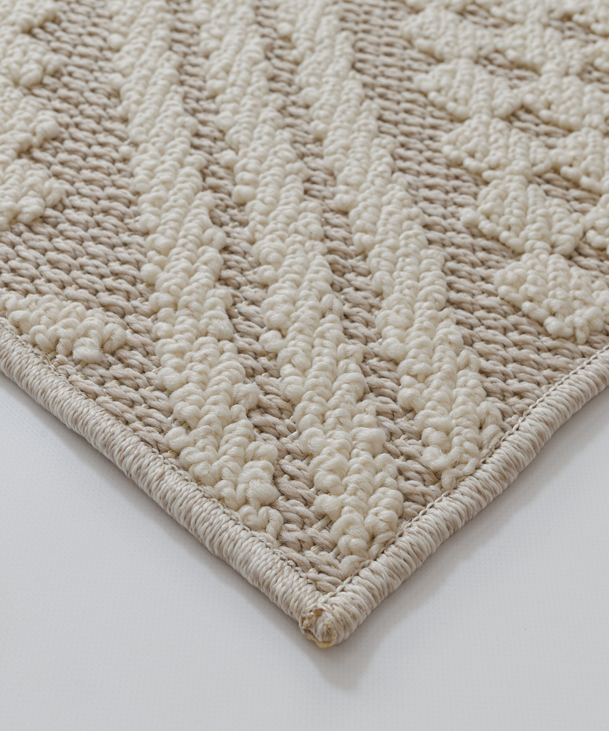 Outdoor Teppich Jute - Dunor Vex Natürlich/Weiß - close up Outdoor Teppich Jute - Dunor Vex Natürlich/Weiß - close up
