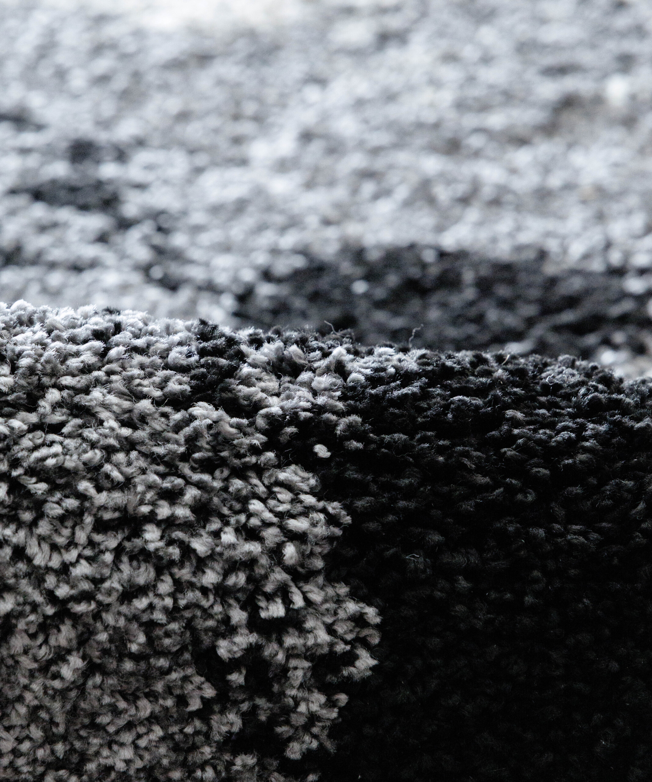 Hochflor Teppich Quadratisch Marble Artisan - Grau - close up Hochflor Teppich Quadratisch Marble Artisan - Grau - close up