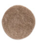 Hochflor Teppich Rund Shaggy Grand - Beige - overzicht, thumbnail