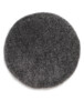 Hochflor Teppich Rund Shaggy Grand - Dunkelgrau - overzicht, thumbnail