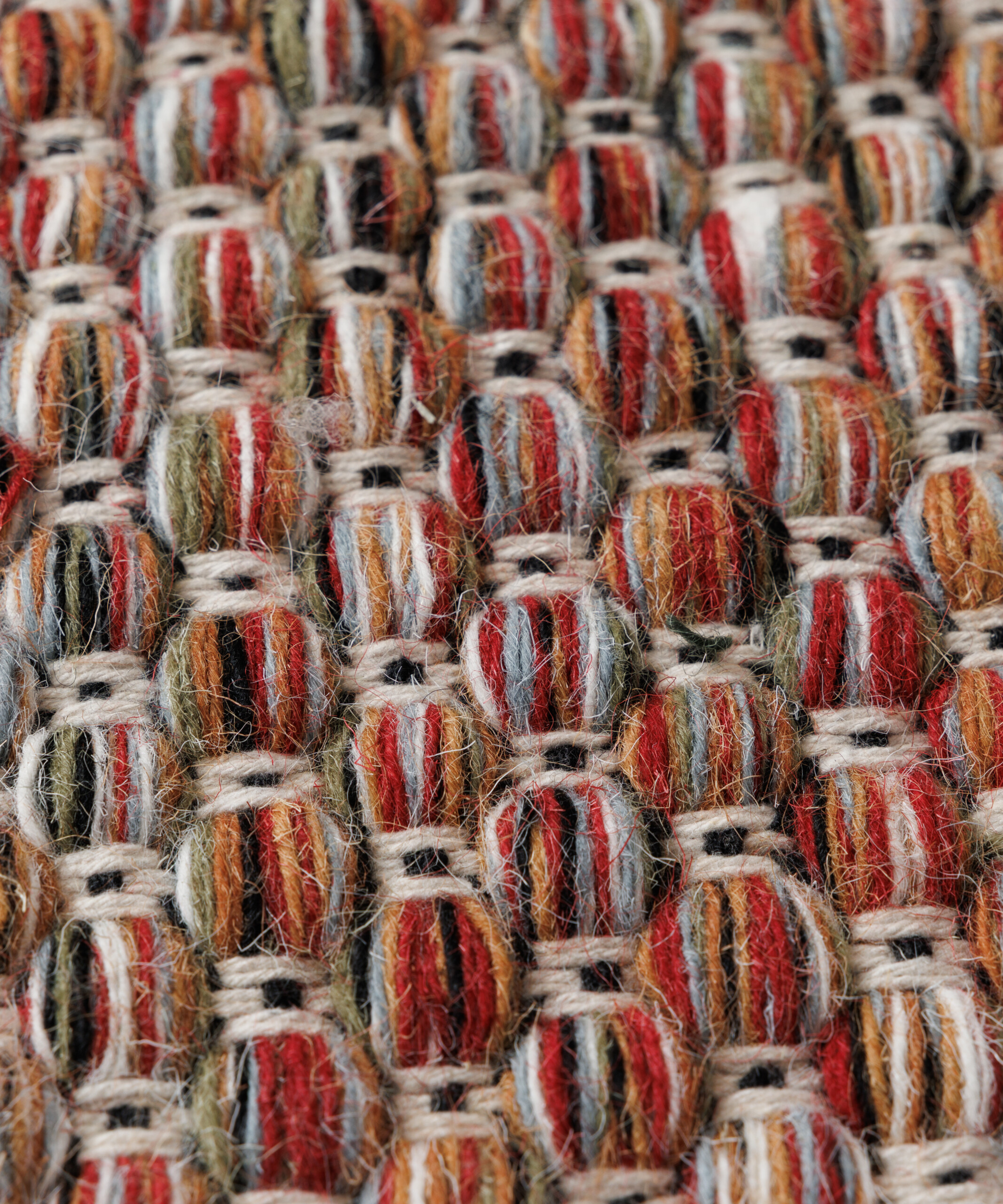 Wollteppich - Huldra Multi - close up Wollteppich - Huldra Multi - close up