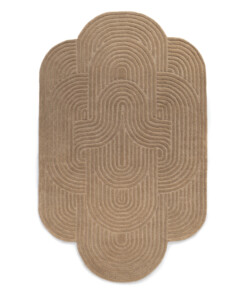 Organisches Design Teppich - Balans Beige - overzicht