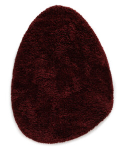 Organischer Shaggy Teppich - Sveve Pebble Bordeauxrot - overzicht, thumbnail Organischer Shaggy Teppich - Sveve Pebble Bordeauxrot - overzicht, thumbnail
