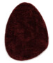Organischer Shaggy Teppich - Sveve Pebble Bordeauxrot - overzicht, thumbnail