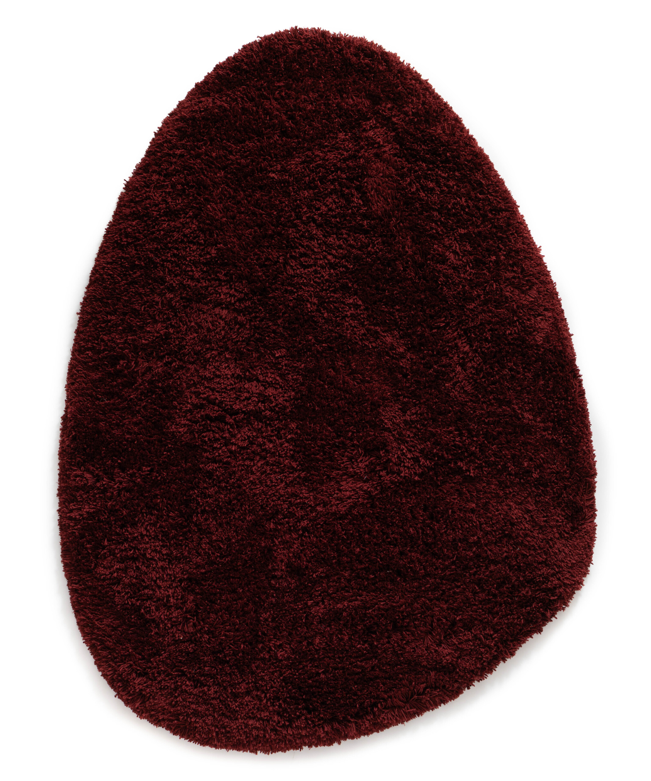 Organischer Shaggy Teppich - Sveve Pebble Bordeauxrot - overzicht Organischer Shaggy Teppich - Sveve Pebble Bordeauxrot - overzicht