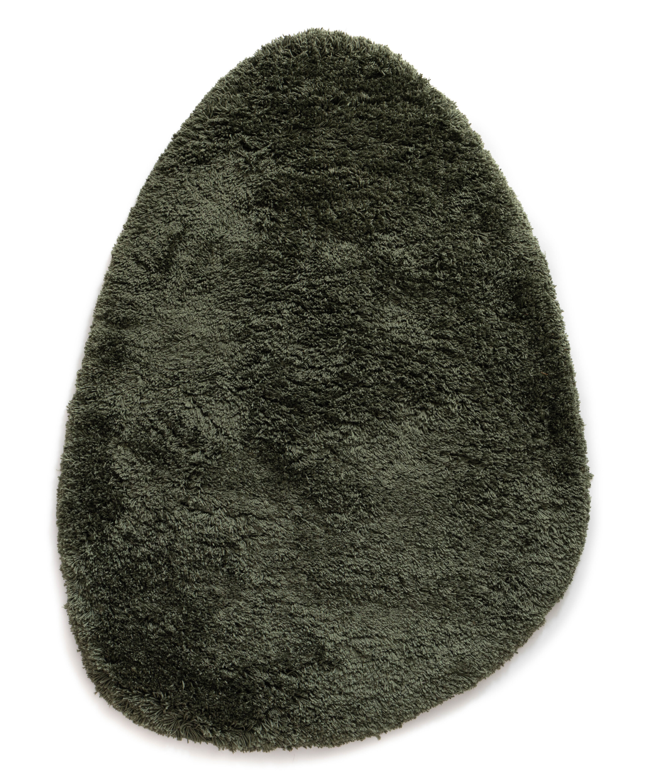 Organischer Shaggy Teppich - Sveve Pebble Moosgrün - overzicht Organischer Shaggy Teppich - Sveve Pebble Moosgrün - overzicht