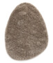 Shaggy Teppich Organische Form - Sveve Pebble Sandfarbe - overzicht, thumbnail