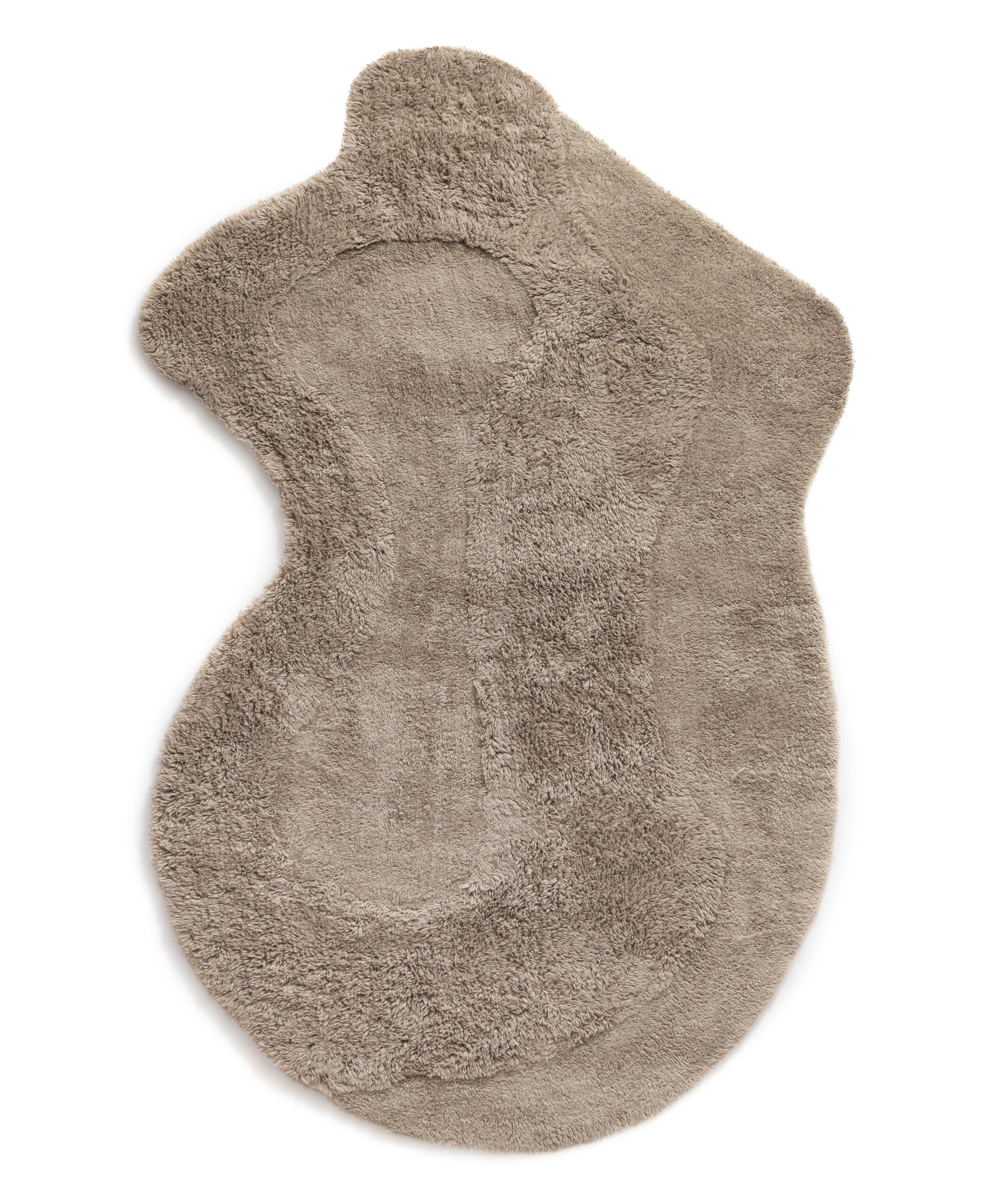 Organischer Teppich - Tjørne Mose Taupe - overzicht Organischer Teppich - Tjørne Mose Taupe - overzicht