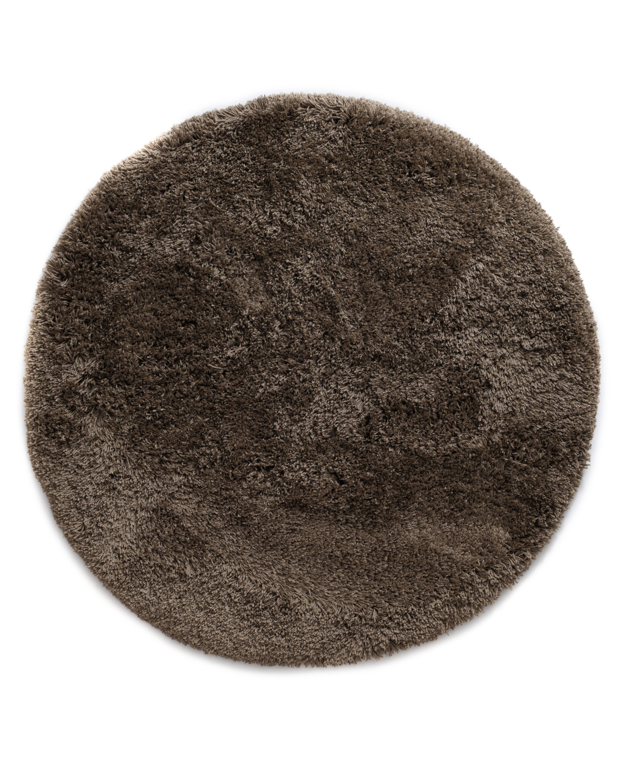 Runder Shaggy Teppich - Sveve Taupe - overzicht Runder Shaggy Teppich - Sveve Taupe - overzicht
