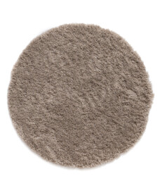 Hochflor Teppich Rund Cozy Shaggy - Beige - overzicht, thumbnail