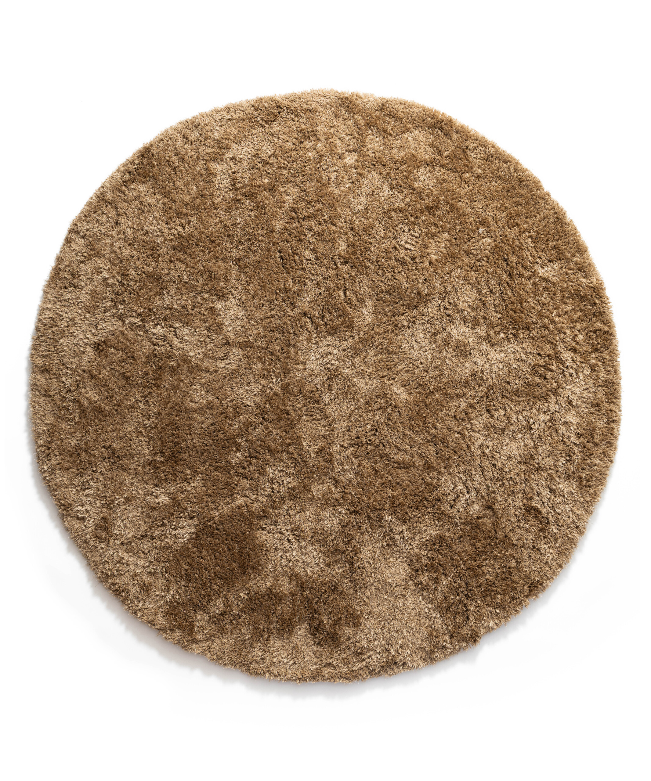 Shaggy Teppich Rund - Meadow Beige - overzicht Shaggy Teppich Rund - Meadow Beige - overzicht