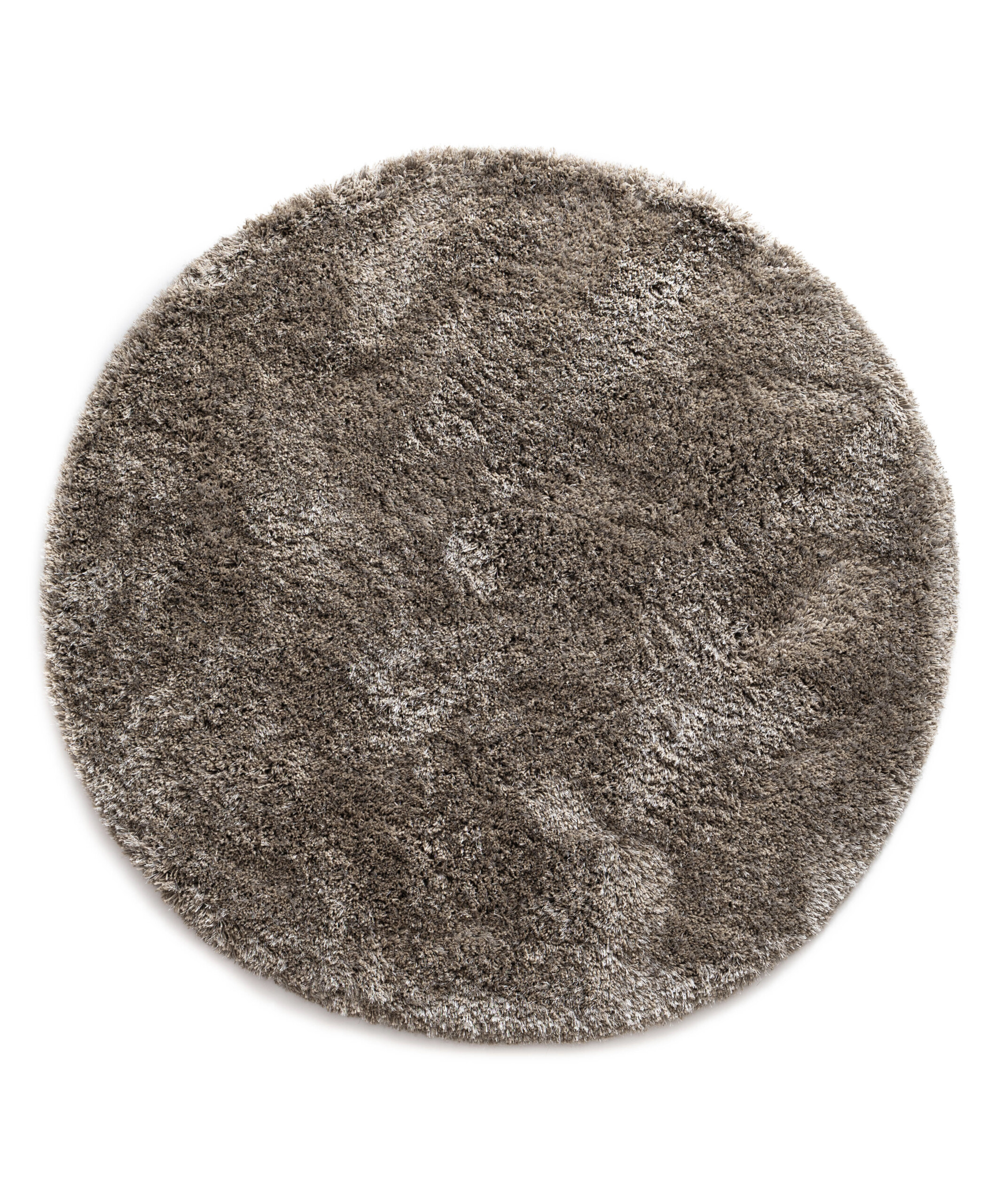 Shaggy Teppich Rund - Meadow Grau - overzicht Shaggy Teppich Rund - Meadow Grau - overzicht