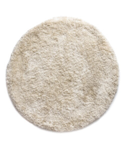 Shaggy Teppich Rund - Meadow Creme - overzicht