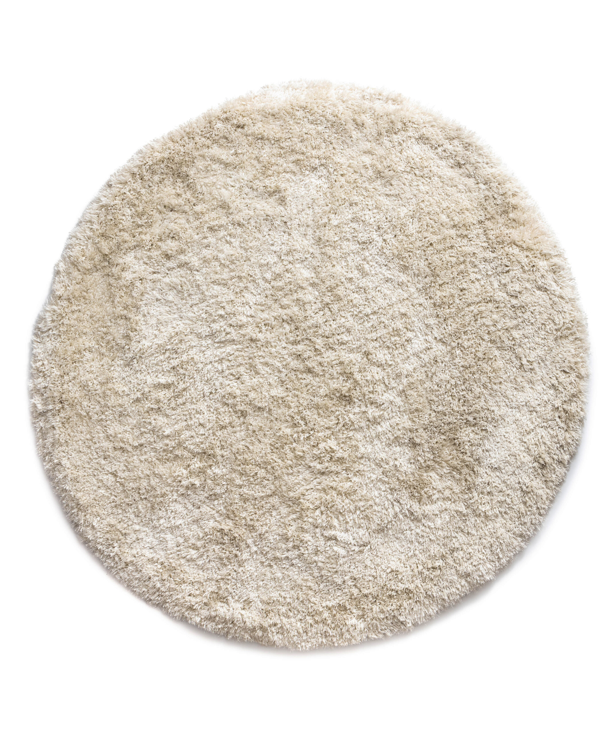 Shaggy Teppich Rund - Meadow Creme - overzicht Shaggy Teppich Rund - Meadow Creme - overzicht