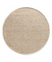 Runder Wollteppich - Grund Beige - overzicht, thumbnail