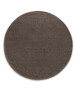 Runder Wollteppich - Grund Taupe - overzicht, thumbnail