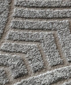 Teppich Skandinavisch - Contour Curve Grau - close up, thumbnail Teppich Skandinavisch - Contour Curve Grau - close up, thumbnail