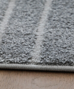 Teppich Skandinavisch - Contour Edge Grau - close up, thumbnail Teppich Skandinavisch - Contour Edge Grau - close up, thumbnail