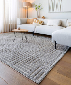Teppich Skandinavisch - Contour Gem Grau - sfeer