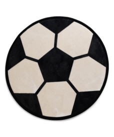Spielteppich Rund - Pluffy Soccer Multi - overzicht, thumbnail