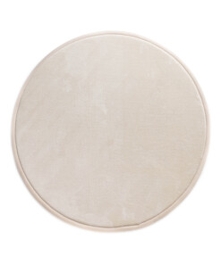 Spielteppich Rund - Pluffy Creme - overzicht, thumbnail