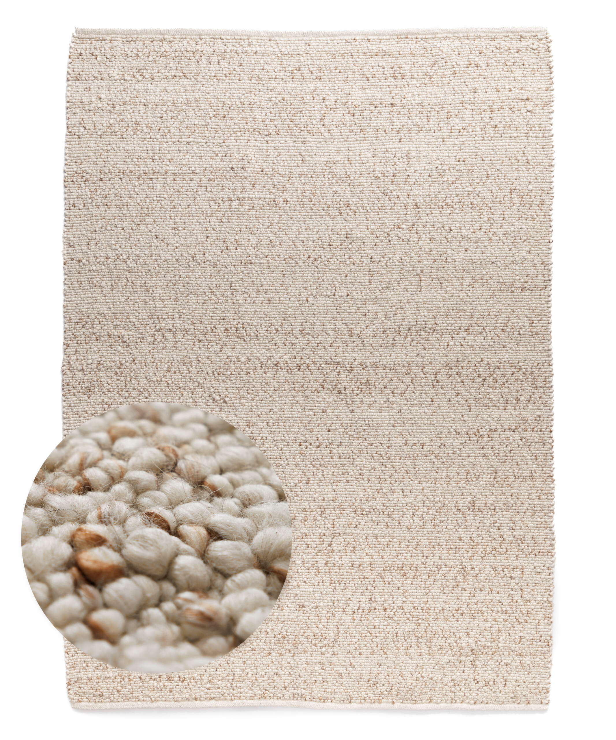 Wollteppich - Bergull Elfenbein/Beige - overzicht Wollteppich - Bergull Elfenbein/Beige - overzicht