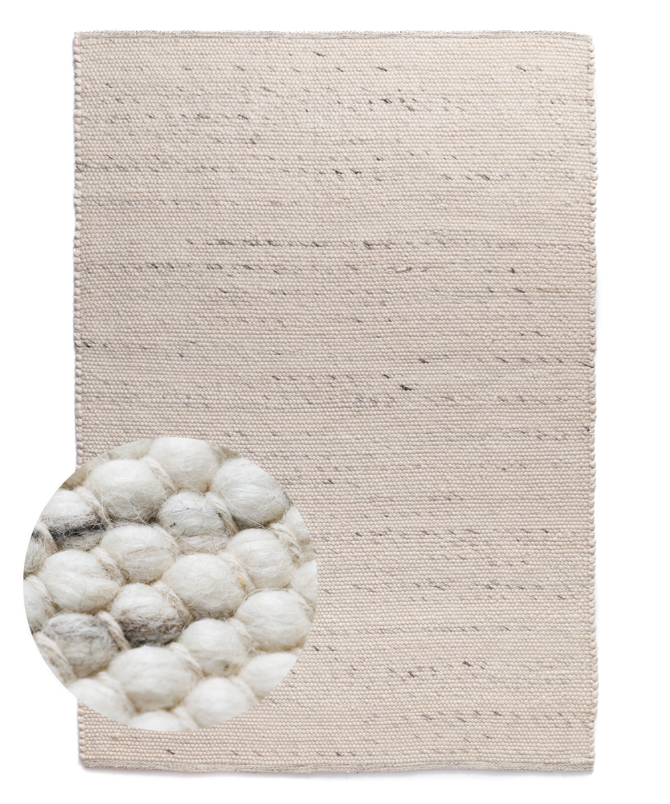 Wollteppich - Silvull Elfenbein - overzicht Wollteppich - Silvull Elfenbein - overzicht