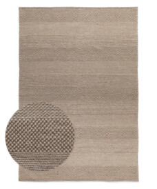 Wollteppich - Skift Beige - overzicht, thumbnail