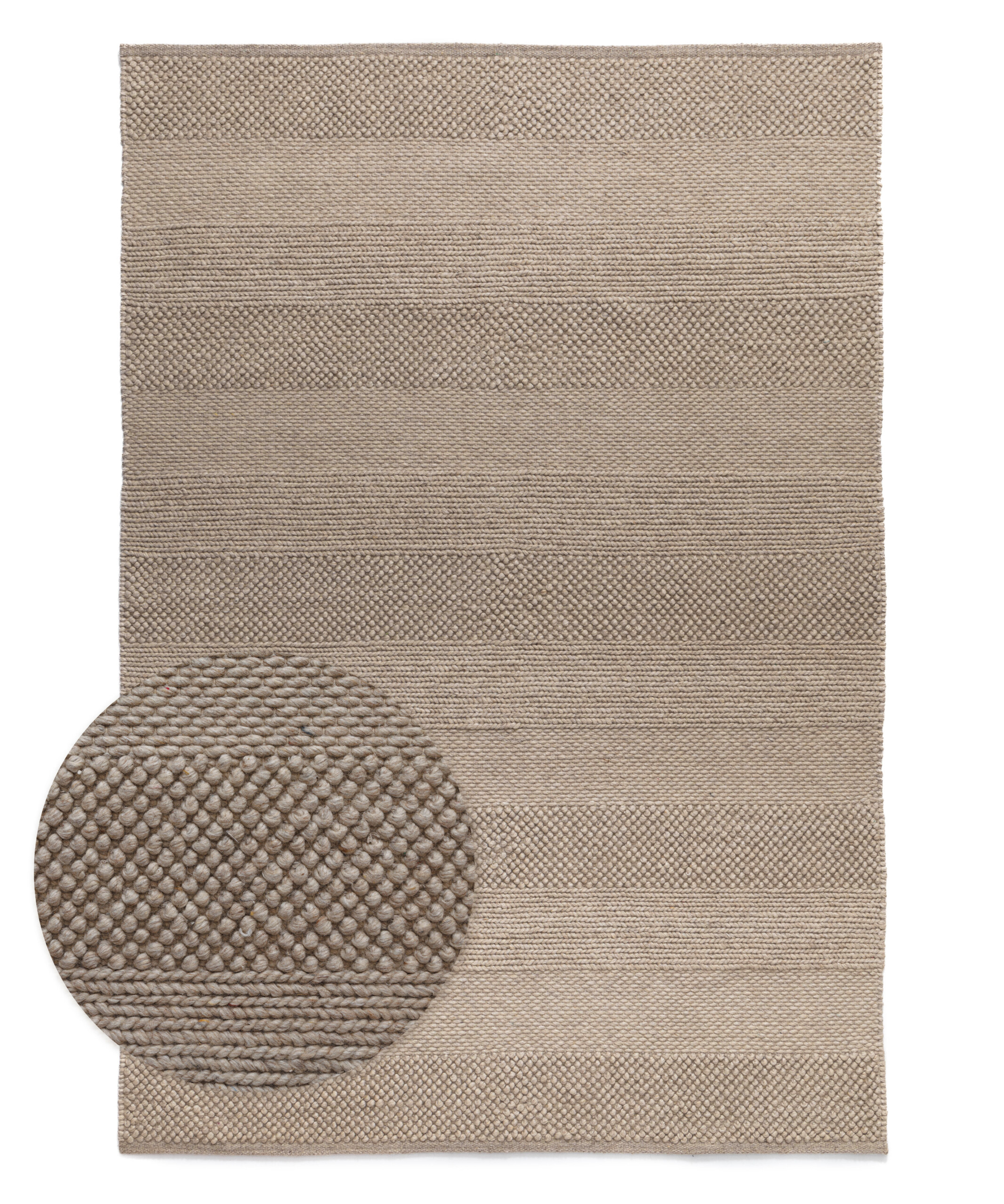 Wollteppich - Skift Beige - overzicht Wollteppich - Skift Beige - overzicht