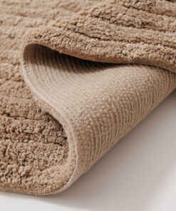 Ovale Badematte - Stille Beige - close up, thumbnail Ovale Badematte - Stille Beige - close up, thumbnail