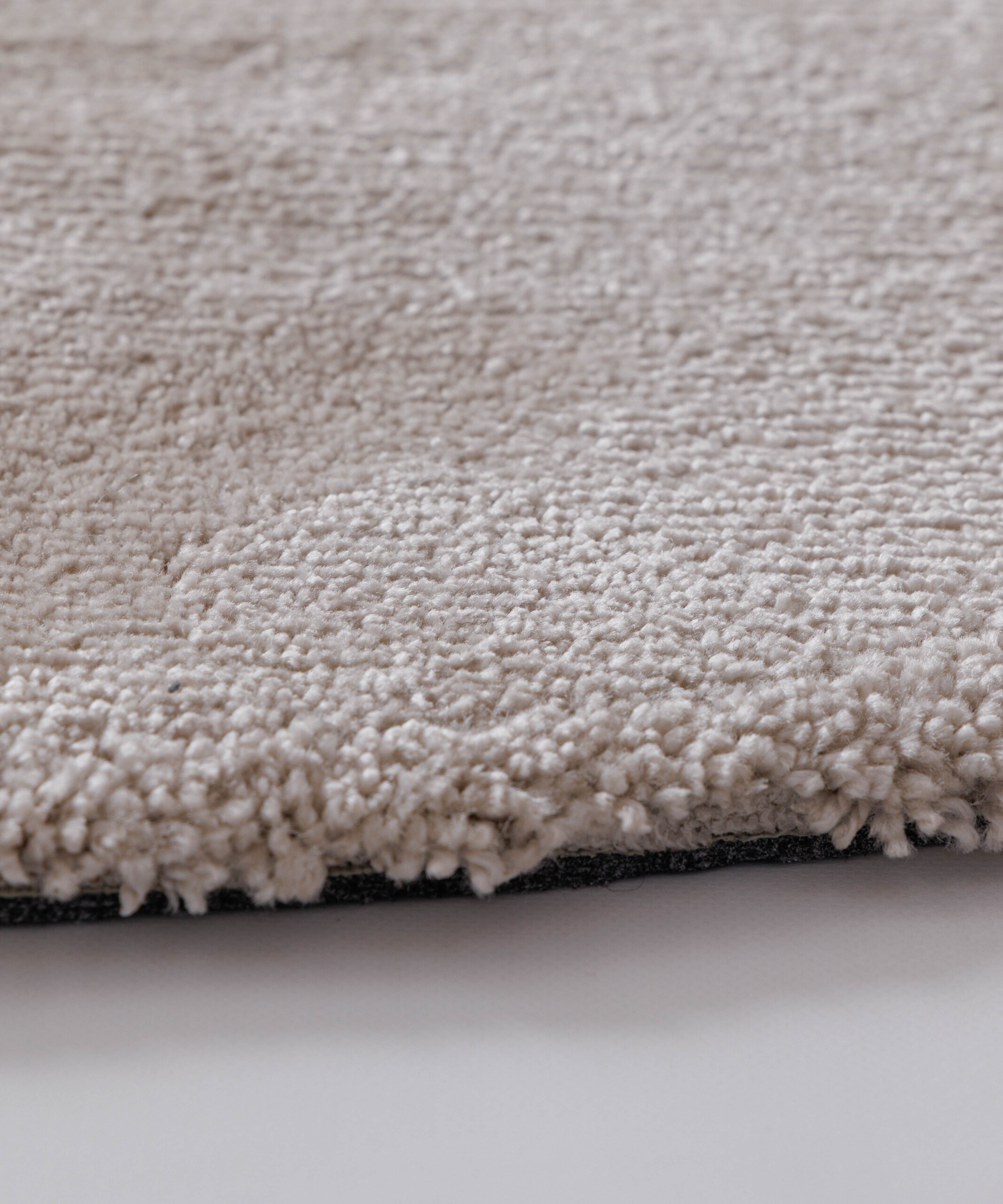 Waschbarer Teppich Rund - Clean Prestige Beige - close up Waschbarer Teppich Rund - Clean Prestige Beige - close up