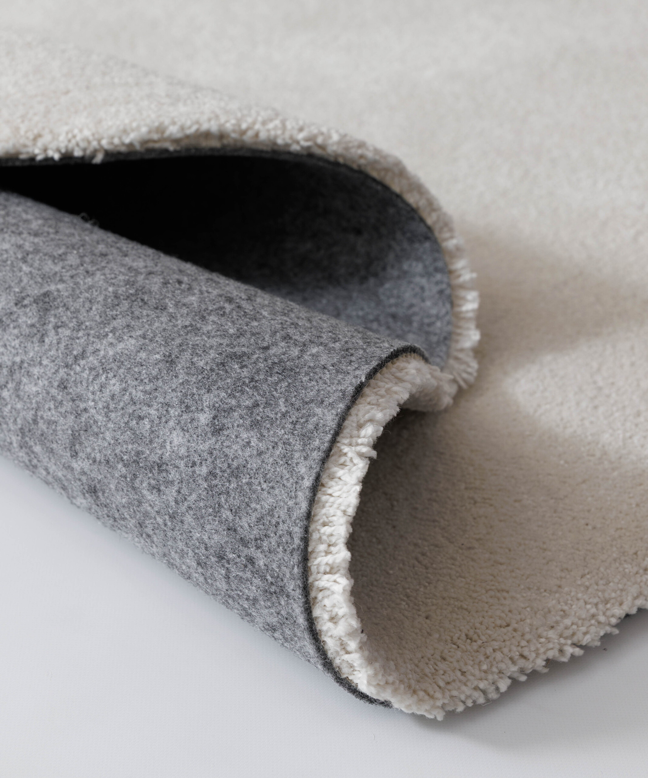 Waschbarer Teppich Rund - Clean Prestige Creme - close up Waschbarer Teppich Rund - Clean Prestige Creme - close up