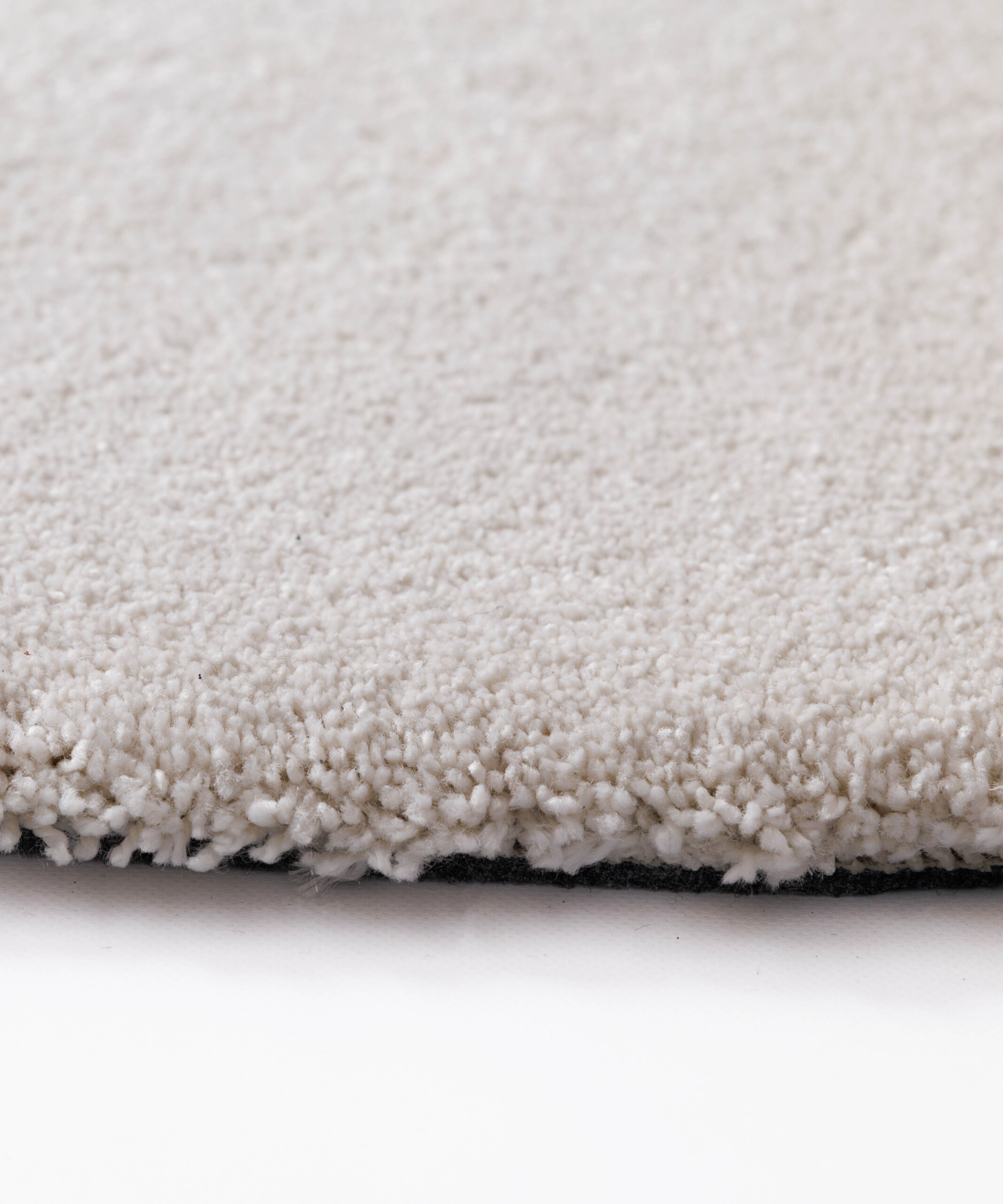 Waschbarer Teppich Rund - Clean Prestige Creme - close up Waschbarer Teppich Rund - Clean Prestige Creme - close up