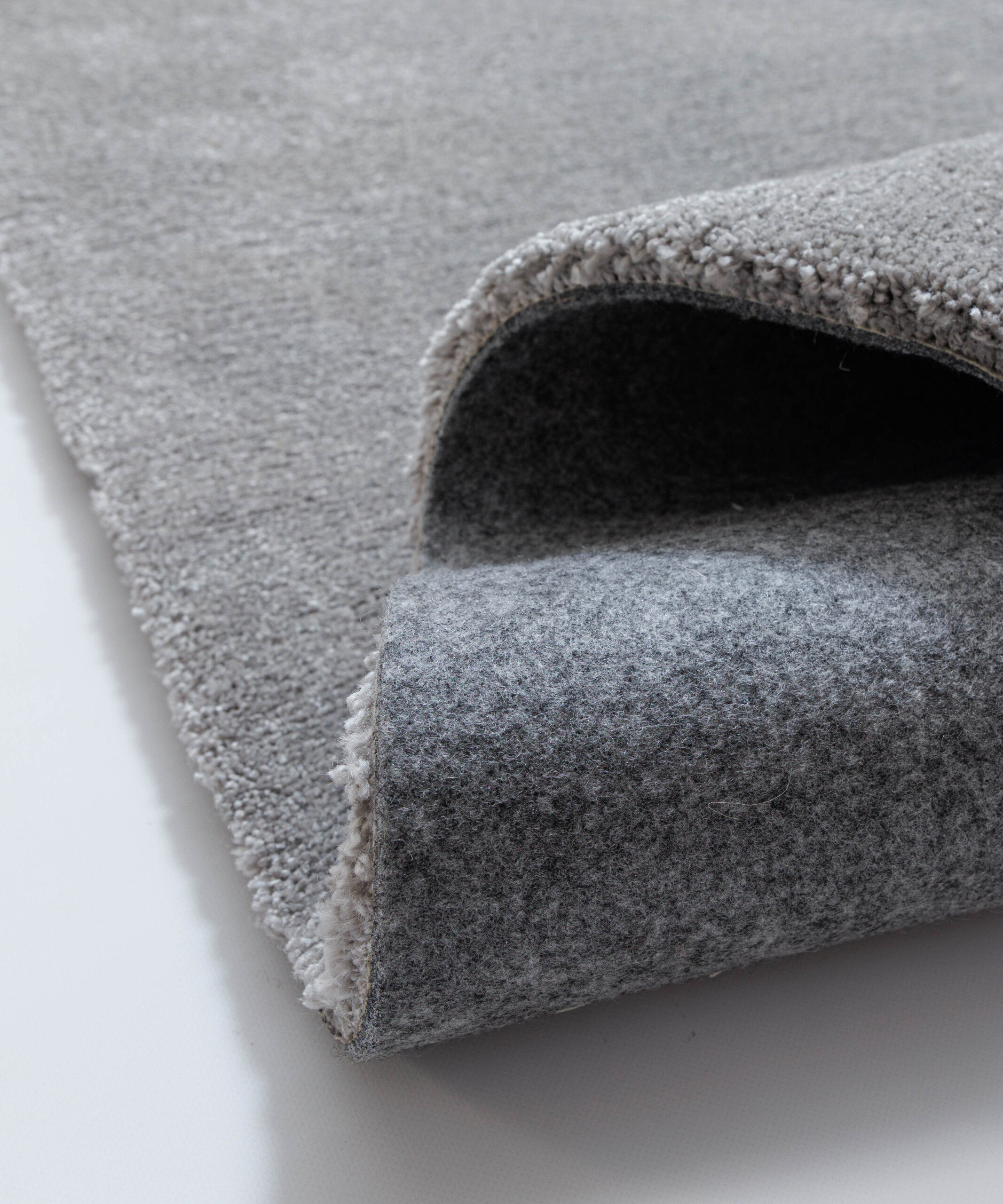 Waschbarer Teppich - Clean Prestige Grau - close up Waschbarer Teppich - Clean Prestige Grau - close up