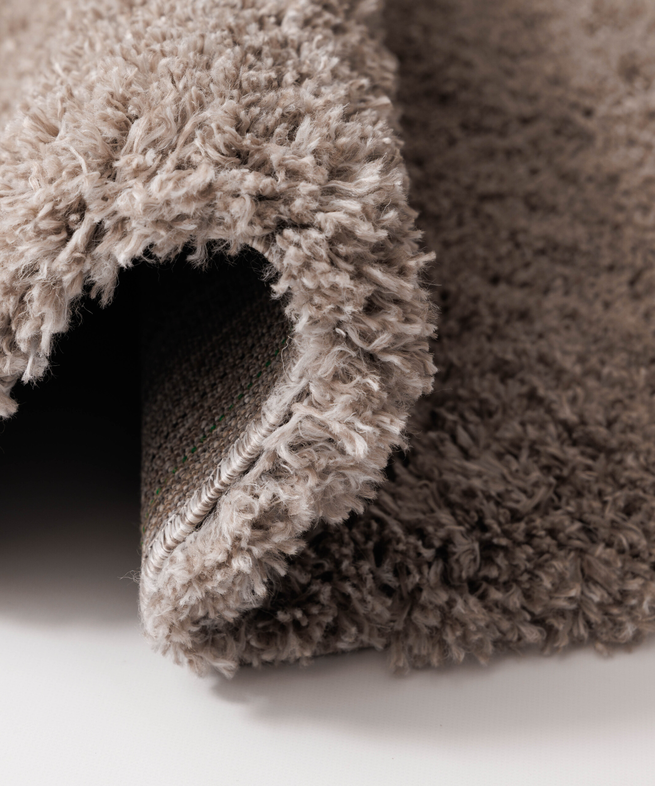 Hochflor Teppich oval - Cozy Shaggy Beige - close up Hochflor Teppich oval - Cozy Shaggy Beige - close up