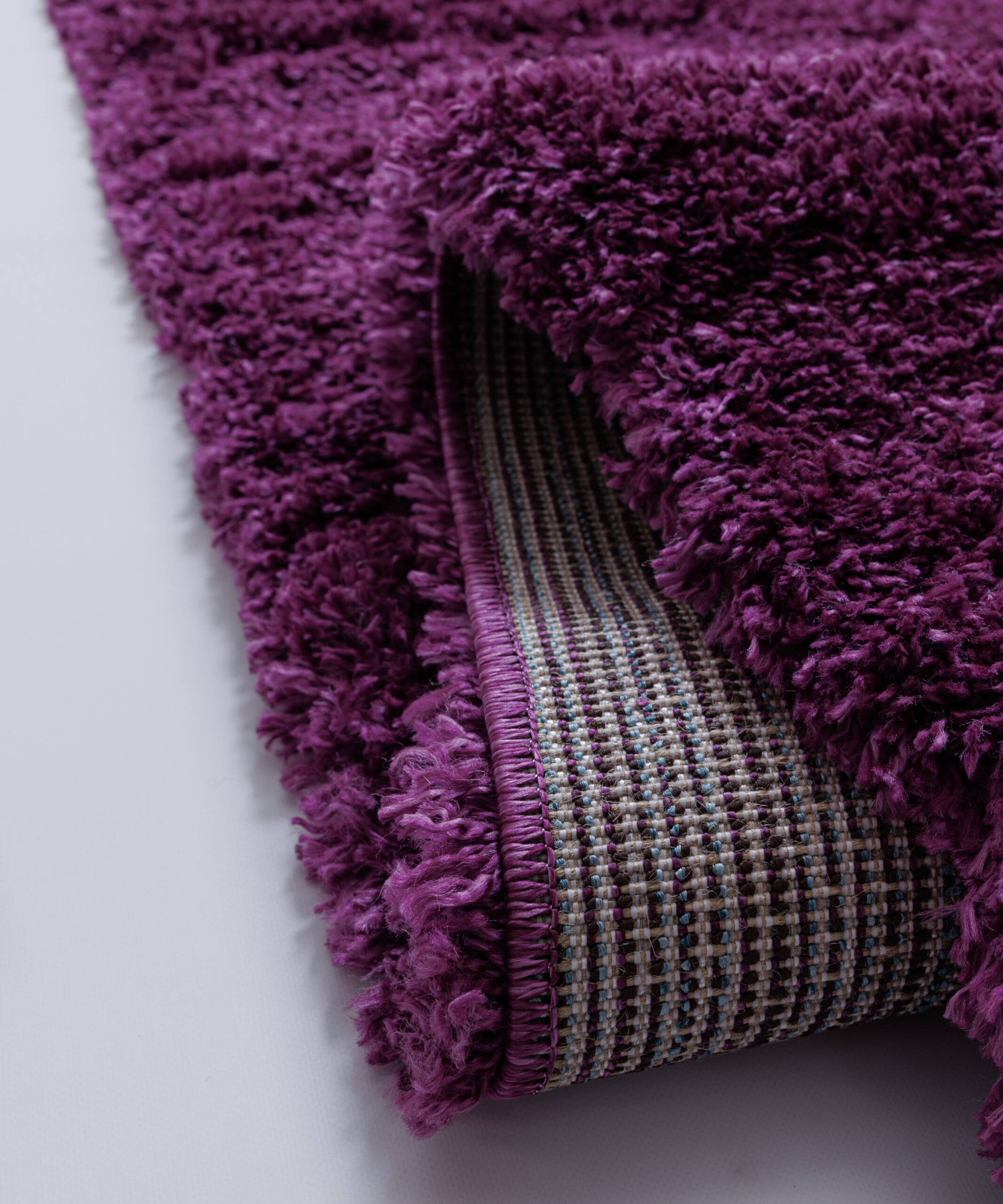 Hochflor Läufer - Cozy Shaggy Lila - close up Hochflor Läufer - Cozy Shaggy Lila - close up
