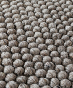 Wollteppich Rund - Fjell Sandfarbe - close up, thumbnail Wollteppich Rund - Fjell Sandfarbe - close up, thumbnail