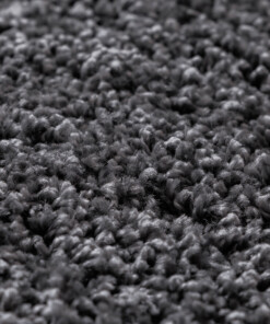 Hochflor Teppich Rund Shaggy Grand - Dunkelgrau - close up, thumbnail Hochflor Teppich Rund Shaggy Grand - Dunkelgrau - close up, thumbnail