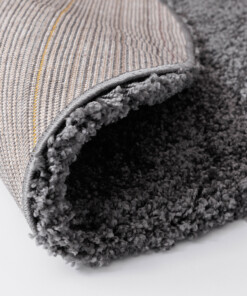 Hochflor Teppich Rund Shaggy Grand - Dunkelgrau - close up, thumbnail Hochflor Teppich Rund Shaggy Grand - Dunkelgrau - close up, thumbnail