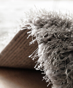 Hochflor Teppich Rund - Posh Velours Grau - close up, thumbnail Hochflor Teppich Rund - Posh Velours Grau - close up, thumbnail