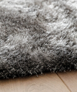 Teppich Quadratisch Hochflor - Posh Velours Grau - close up, thumbnail Teppich Quadratisch Hochflor - Posh Velours Grau - close up, thumbnail