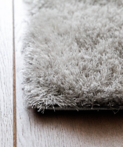 Teppich Quadratisch Hochflor - Posh Velours Hellgrau - close up, thumbnail Teppich Quadratisch Hochflor - Posh Velours Hellgrau - close up, thumbnail