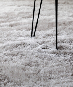 Hochflor Teppich Rund - Posh Velours Hellgrau - close up, thumbnail Hochflor Teppich Rund - Posh Velours Hellgrau - close up, thumbnail