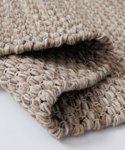 Wollteppich - Huldra Beige - close up, thumbnail