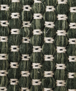 Wollteppich - Huldra Grün - close up, thumbnail